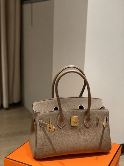 Hermès Shoulder Birkin Light 29 in Elephant Gray| Pre-owned Authentic