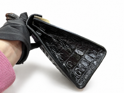 Hermes Kelly 25 Genuine Alligator  Leather - Pre-Owned Authentic