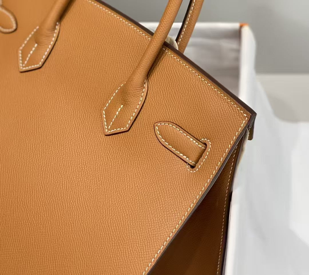 Hermes Birkin 30 Epsom Leather in Gold with Gold Hardware – Pre-Owned Authentic