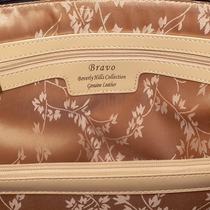 Diana Red Leopard Print Leather Handbag BH52-7573R