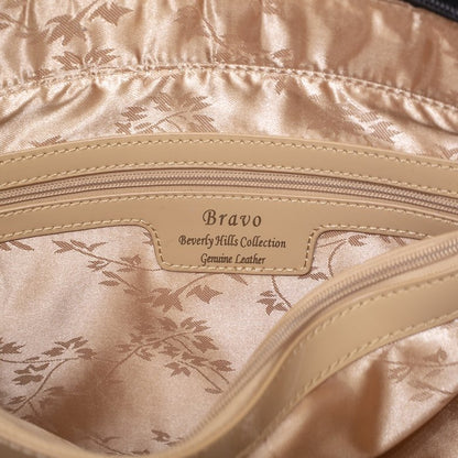 Irina Signature Series II Large Floral Print Print-Leather Handbag B96-7610