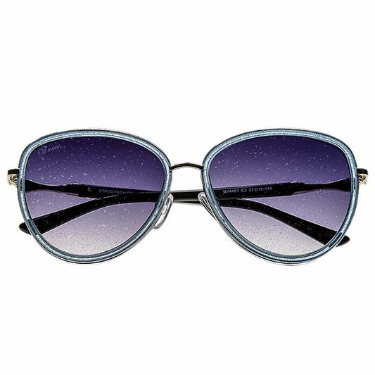 BV4461 C3 Bravo Sunglasses Silver Sparkle Lens Collection