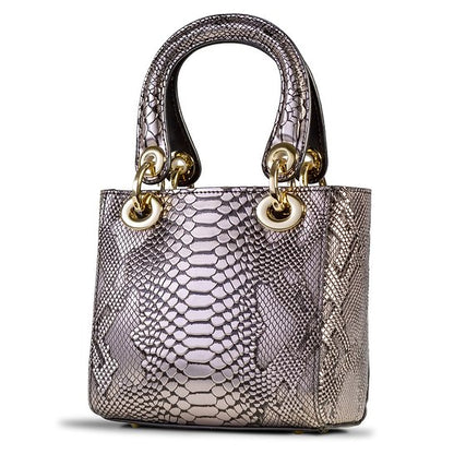 Mini Galina Silver-Leather Handbag BH30-1889SIL
