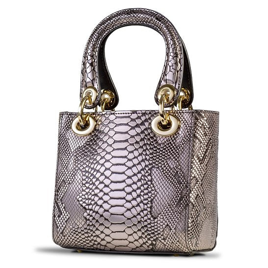 Mini Galina Silver-Leather Handbag BH30-1889SIL