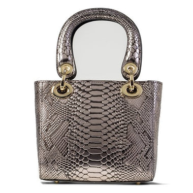Mini Galina Silver-Leather Handbag BH30-1889SIL