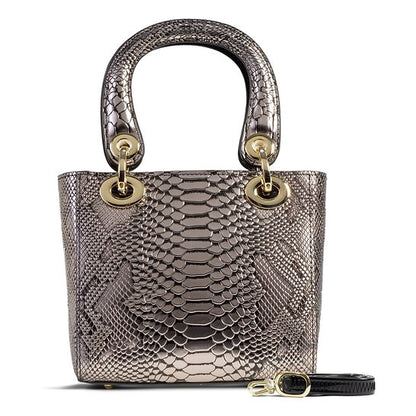 Mini Galina Silver-Leather Handbag BH30-1889SIL
