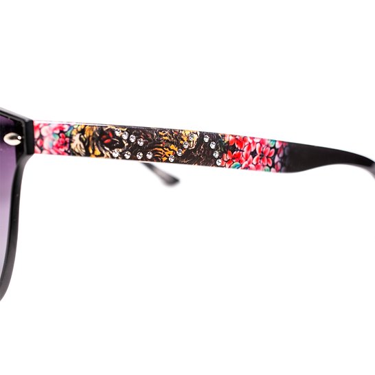 BV1901T C1 Unisex Bravo Tiger Print Sunglasses