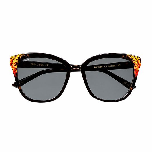 BV1904T C2 Unisex Tiger Print Sunglasses