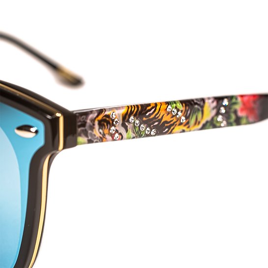 Tiger print sunglasses hot sale
