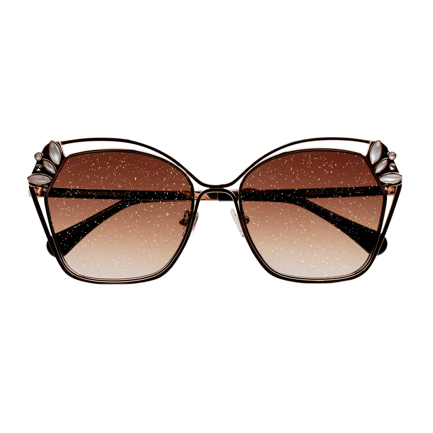 Bravo Gold Sparkle Collection Sunglasses - BV2004 C1